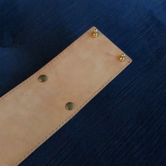 🆕Alexander McQueen Wide Belt (Black) Leather New! Size 85 Runway Collection 💯 - Picture 8 of 9